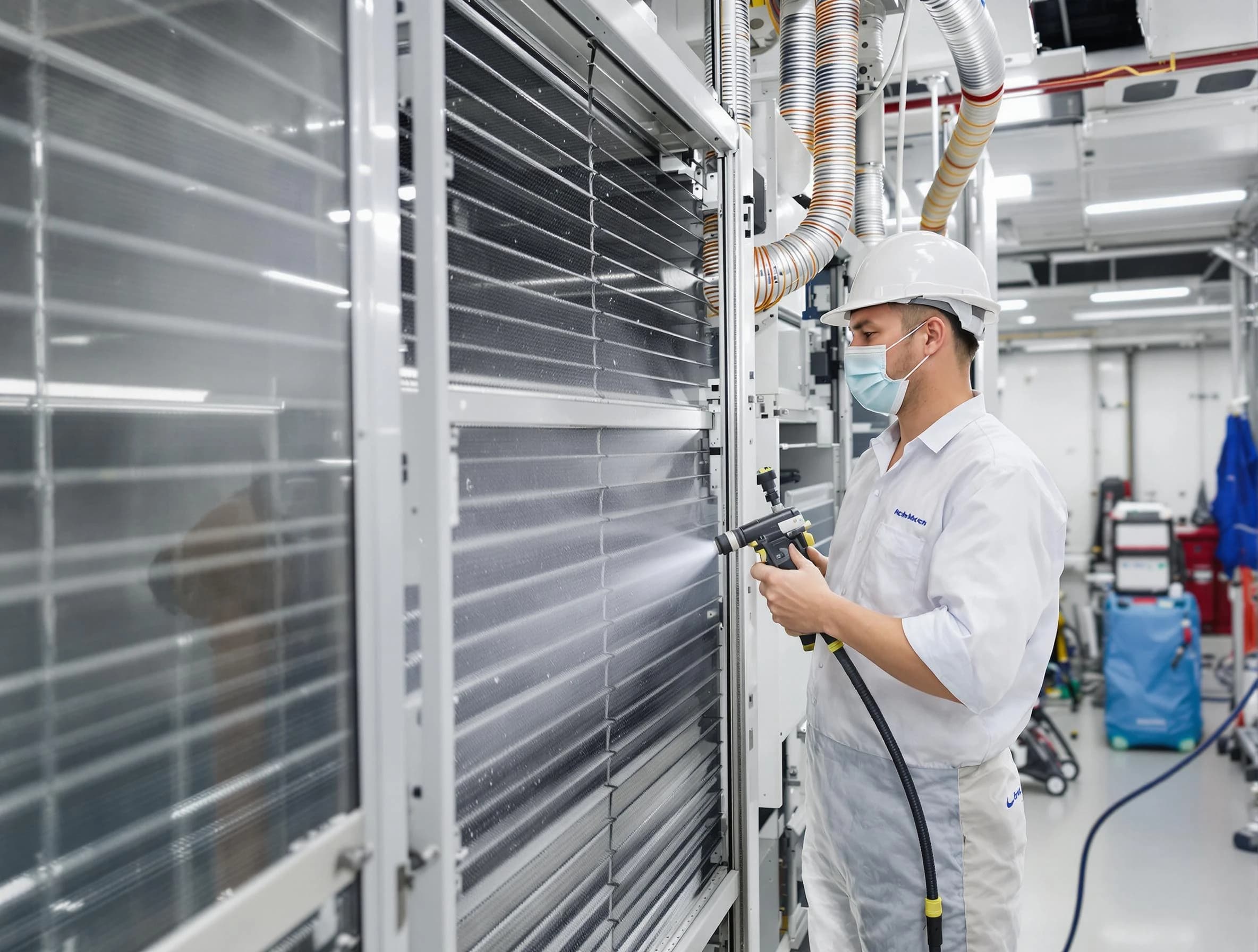 Professional AC coil cleaning by Cranston Air Duct Cleaning in Cranston