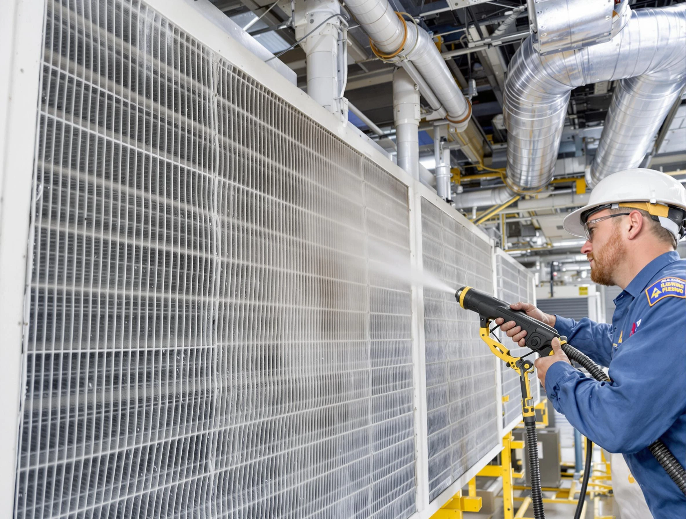Professional commercial coil cleaning by Cranston Air Duct Cleaning in Cranston