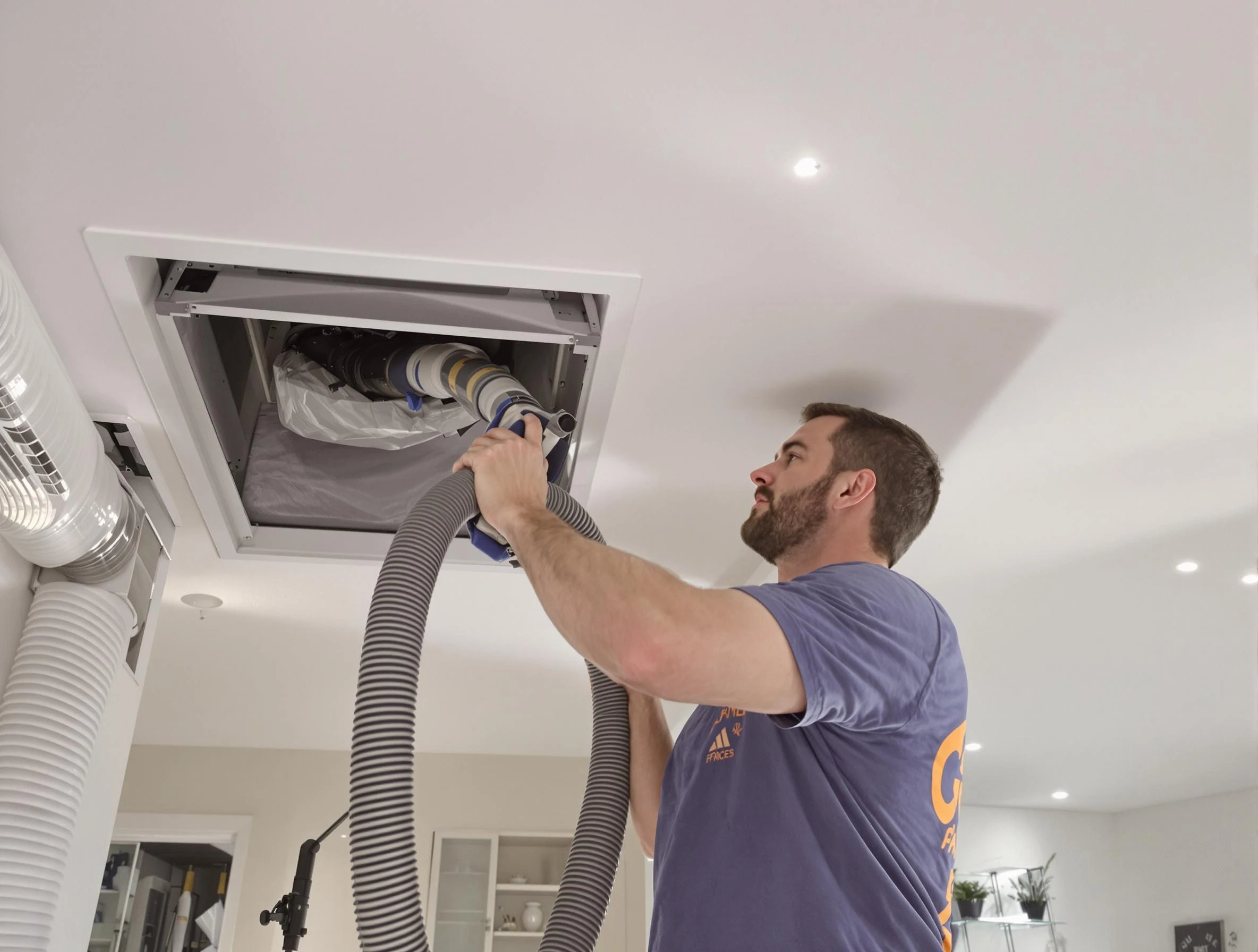 Precision indoor duct cleaning by Cranston Air Duct Cleaning in Cranston